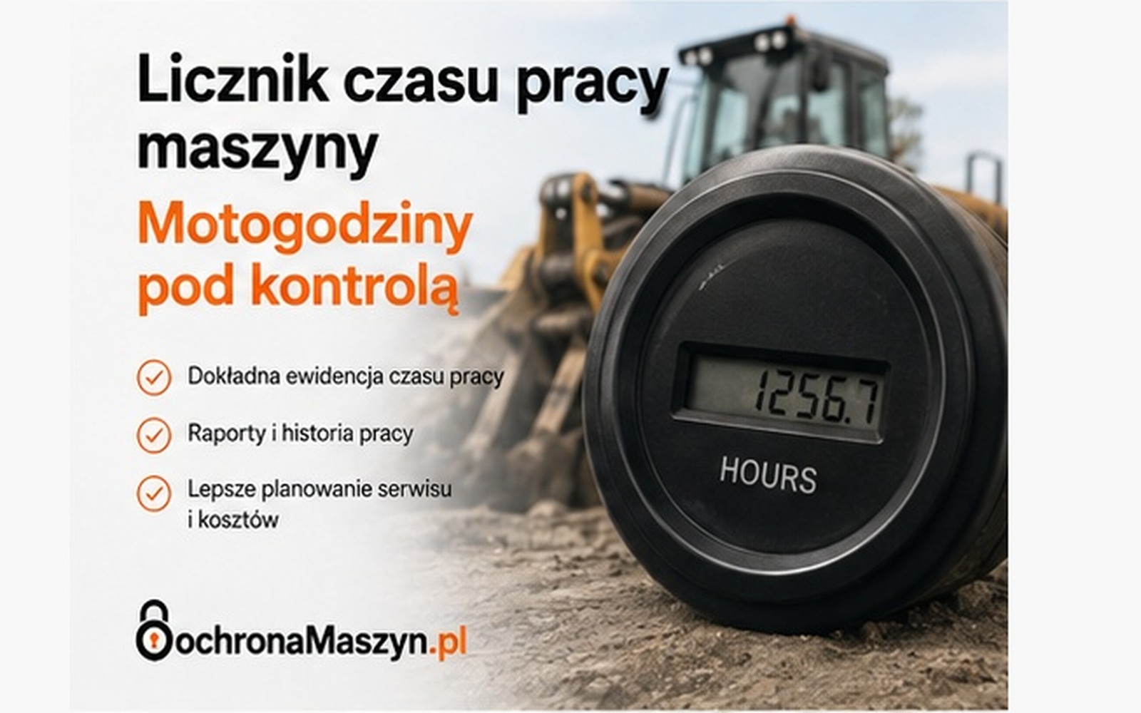 Licznik czasu pracy maszyny – mechaniczny, elektroniczny czy GPS?